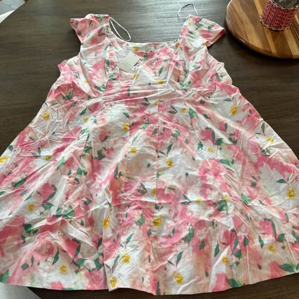 Pink Floral Dress size 22 - A New Day
